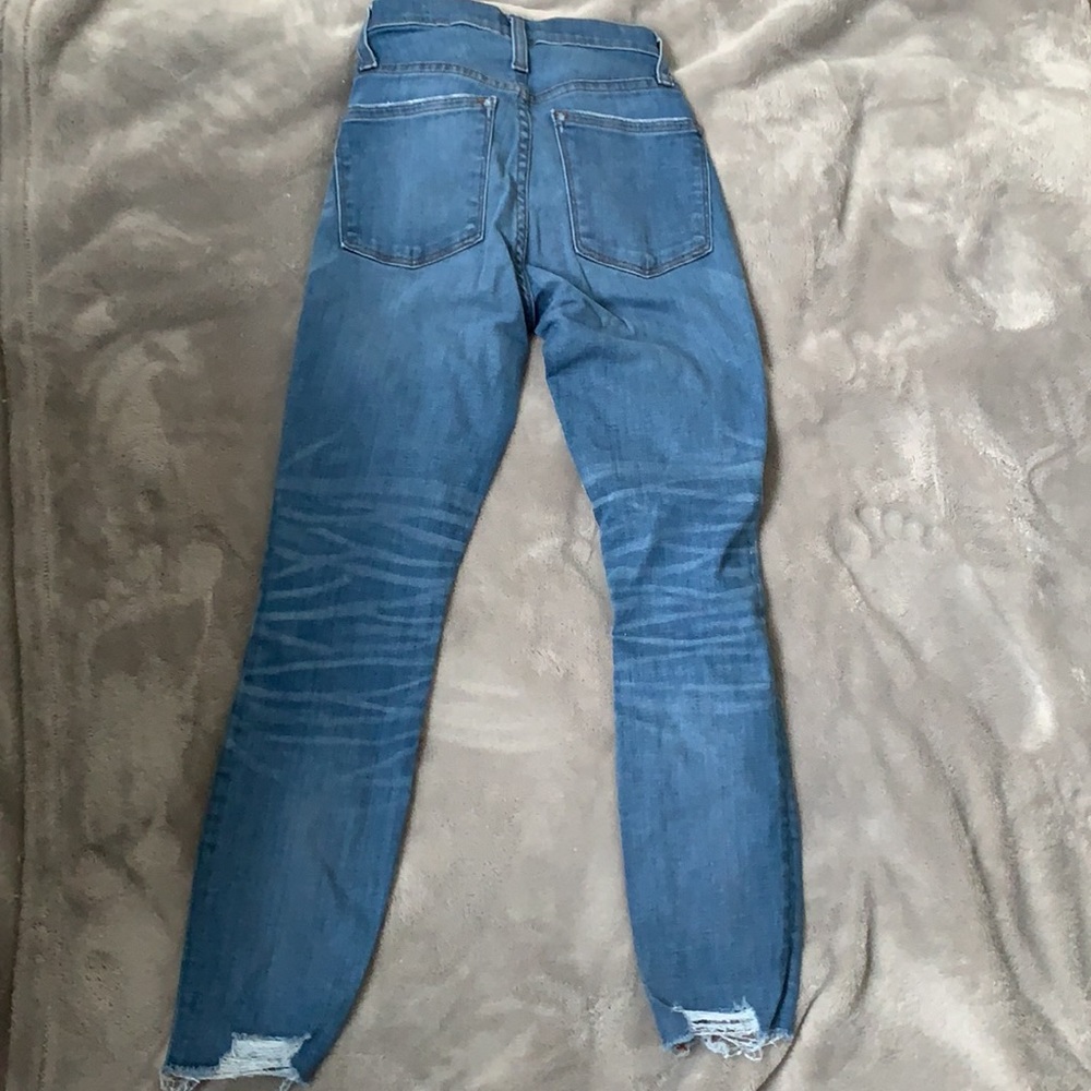 JCrew 9” High Rise Toothpick Jeans - Picture 5 of 5